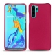 Huawei P30 Pro leather cover - Rose fluo