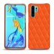 Huawei P30 Pro leather cover - Orange fluo - Couture