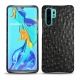 Custodia in pelle Huawei P30 Pro - Autruche nero