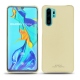 Custodia in pelle Huawei P30 Pro - Beige PU
