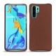Huawei P30 Pro leather cover - Marron délicat