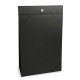 A5 Format table top menu holder - Noir ( Nappa - Black ) 
