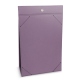 Porte-menu de table A5 - Lilas ( Nappa - Pantone 2645U ) 