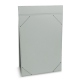 Porta-cartas de mesa A5 - Gris PU