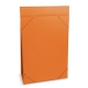 A5 Format table top menu holder - Orange PU