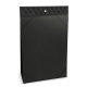 Porta-ementa de mesa A5 - Noir - Couture ( Nappa - Black ) 