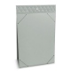 Porta-cartas de mesa A5 - Gris - Couture ( Nappa - Pantone W428C ) 