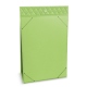 Porta-ementa de mesa A5 - Vert olive - Couture ( Nappa - Pantone 578U ) 