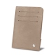 Bolsa para bilhete de identidade francês - Anti RFID / NFC - Taupe vintage ( Pantone 7530C ) 