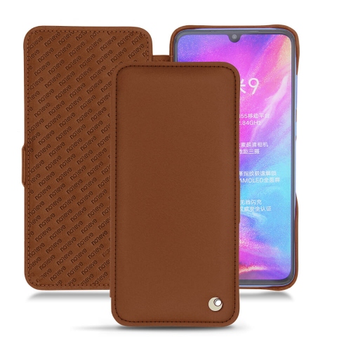 Housse et Coque de luxe en cuir pour Xiaomi Mi 9Marron ( Nappa - Pantone #8B4720 ) 