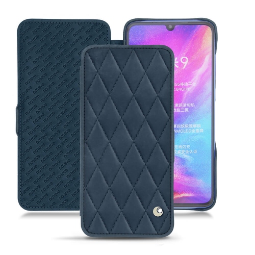 Funda y carcasa de cuero de lujo para el Xiaomi Mi 9Jean vintage - Couture ( Pantone #2f414f  ) 