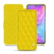 Capa em pele Xiaomi Mi 9 - Jaune fluo - Couture