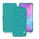 Capa em pele Xiaomi Mi 9 - Bleu fluo - Couture