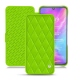 Funda de piel Xiaomi Mi 9 - Vert fluo - Couture