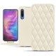 Custodia in pelle Xiaomi Mi 9 - Blanc - Couture ( Bologna - White ) 