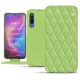 Housse cuir Xiaomi Mi 9 - Vert olive - Couture ( Nappa - Pantone 578U ) 