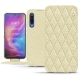 Xiaomi Mi 9 leather case - Ivoire - Couture ( Sleek P C12 - White ) 