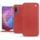 Custodia in pelle Xiaomi Mi 9 - Cerise vintage ( Pantone 185C ) 