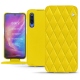 Xiaomi Mi 9 leather case - Jaune fluo - Couture