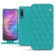Capa em pele Xiaomi Mi 9 - Bleu fluo - Couture