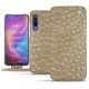 Capa em pele Xiaomi Mi 9 - Autruche desert