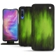 Xiaomi Mi 9 leather case - Vert Patine