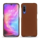 Coque cuir Xiaomi Mi 9 - Marron ( Nappa - Pantone 1615C ) 