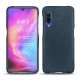 Capa em pele Xiaomi Mi 9 - Jean vintage ( Roughtcut - Pantone 285U  ) 