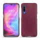 Xiaomi Mi 9 leather cover - Prune vintage ( Pantone 512C ) 