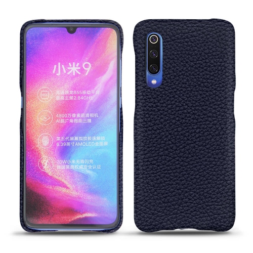 Capa em pele Xiaomi Mi 9Cobalt ( Pantone #2b253f ) 