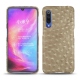 Xiaomi Mi 9 leather cover - Autruche desert