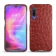 Capa em pele Xiaomi Mi 9 - Autruche ciliegia