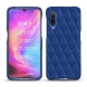 Capa em pele Xiaomi Mi 9 - Bleu océan - Couture ( Nappa - Pantone 293C ) 