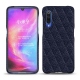 Coque cuir Xiaomi Mi 9 - Cobalt - Couture ( Pantone 2766C ) 