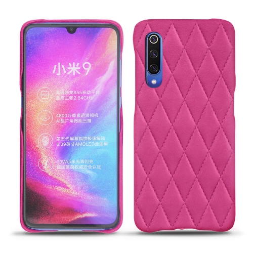 硬质真皮保护套 Xiaomi Mi 9Rose BB - Couture ( Pantone #DB599F )
