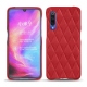 Xiaomi Mi 9 leather cover - Rouge troupelenc - Couture