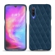 Coque cuir Xiaomi Mi 9 - Blu mediterran - Couture