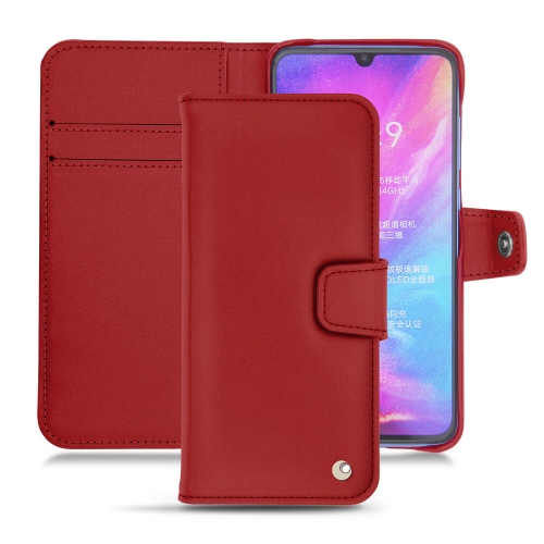 Lederschutzhülle Xiaomi Mi 9Rouge ( Nappa - Pantone #d50032 ) 
