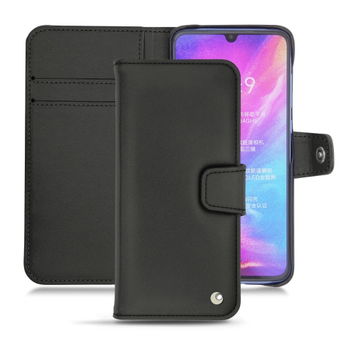 Xiaomi Mi 9 leather case - Noir ( Nappa - Black ) 