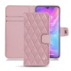 Xiaomi Mi 9 leather case - Rose - Couture ( Nappa - Pantone 2365C ) 