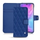 Capa em pele Xiaomi Mi 9 - Bleu océan - Couture ( Nappa - Pantone 293C ) 