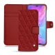 Capa em pele Xiaomi Mi 9 - Tomate - Couture ( Pantone 187C ) 