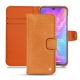 Housse cuir Xiaomi Mi 9 - Mandarine vintage ( Pantone 165C ) 
