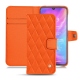 Xiaomi Mi 9 leather case - Orange fluo - Couture