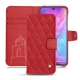 Housse cuir Xiaomi Mi 9 - Rouge troupelenc - Couture