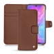 Xiaomi Mi 9 leather case - Marron délicat