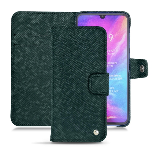 Xiaomi Mi 9 leather caseVert séduisant ( Pantone #1d3c34 ) 