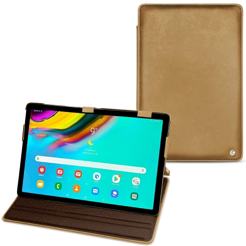 Capa em pele Samsung Galaxy Tab S5eSable vintage ( Pantone #9b7340 ) 