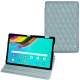 Samsung Galaxy Tab S5e leather case - Bleu ciel - Couture ( Nappa - Pantone 277C ) 