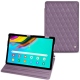 Samsung Galaxy Tab S5e leather case - Lilas - Couture ( Nappa - Pantone 2645U ) 